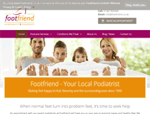 Tablet Screenshot of footfriend.co.uk